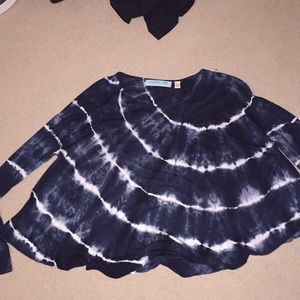 tie dye long  sleeve top